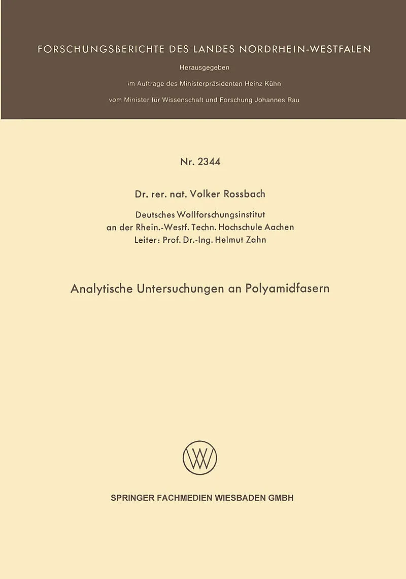 Analytische Untersuchungen an Polyamidfasern