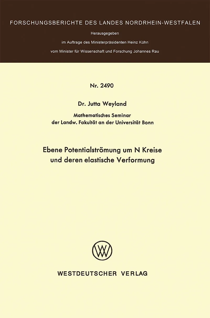 Ebene Potentialströmung um N Kreise und deren elastische Verformung
