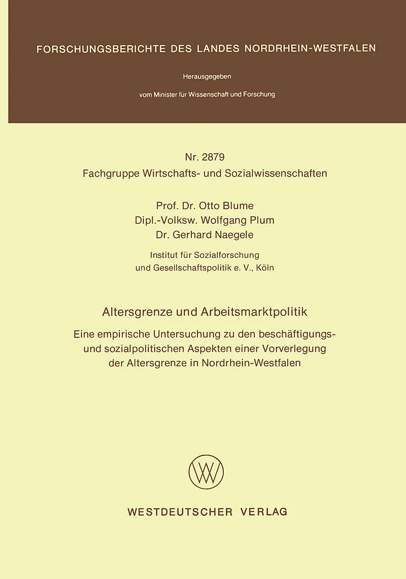 Altersgrenze und Arbeitsmarktpolitik