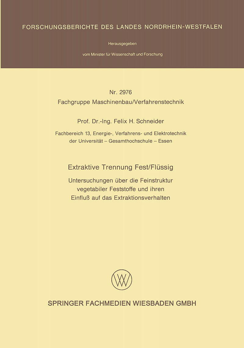 Extraktive Trennung Fest/Flüssig