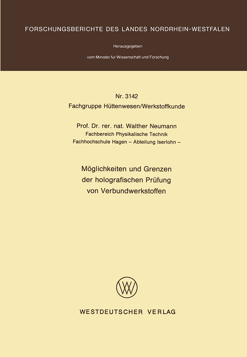 Möglichkeiten und Grenzen der holografischen Prüfung von Verbundwerkstoffen