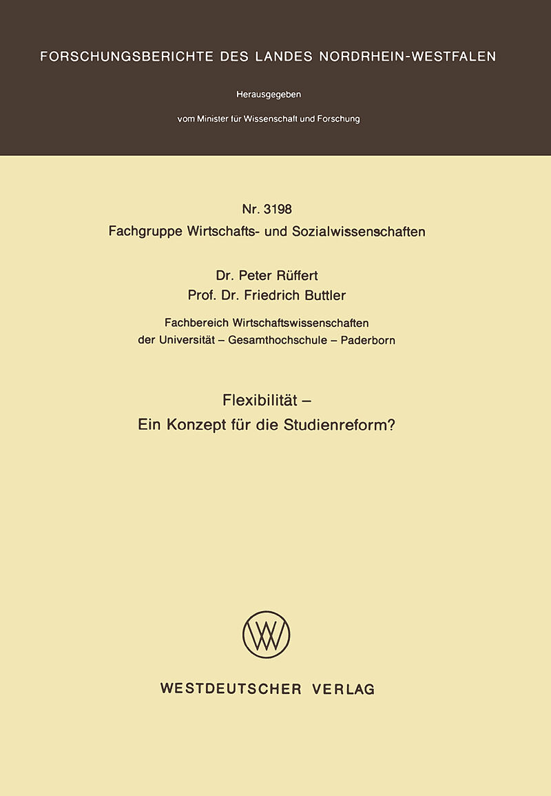 Flexibilität  Ein Konzept für die Studienreform?