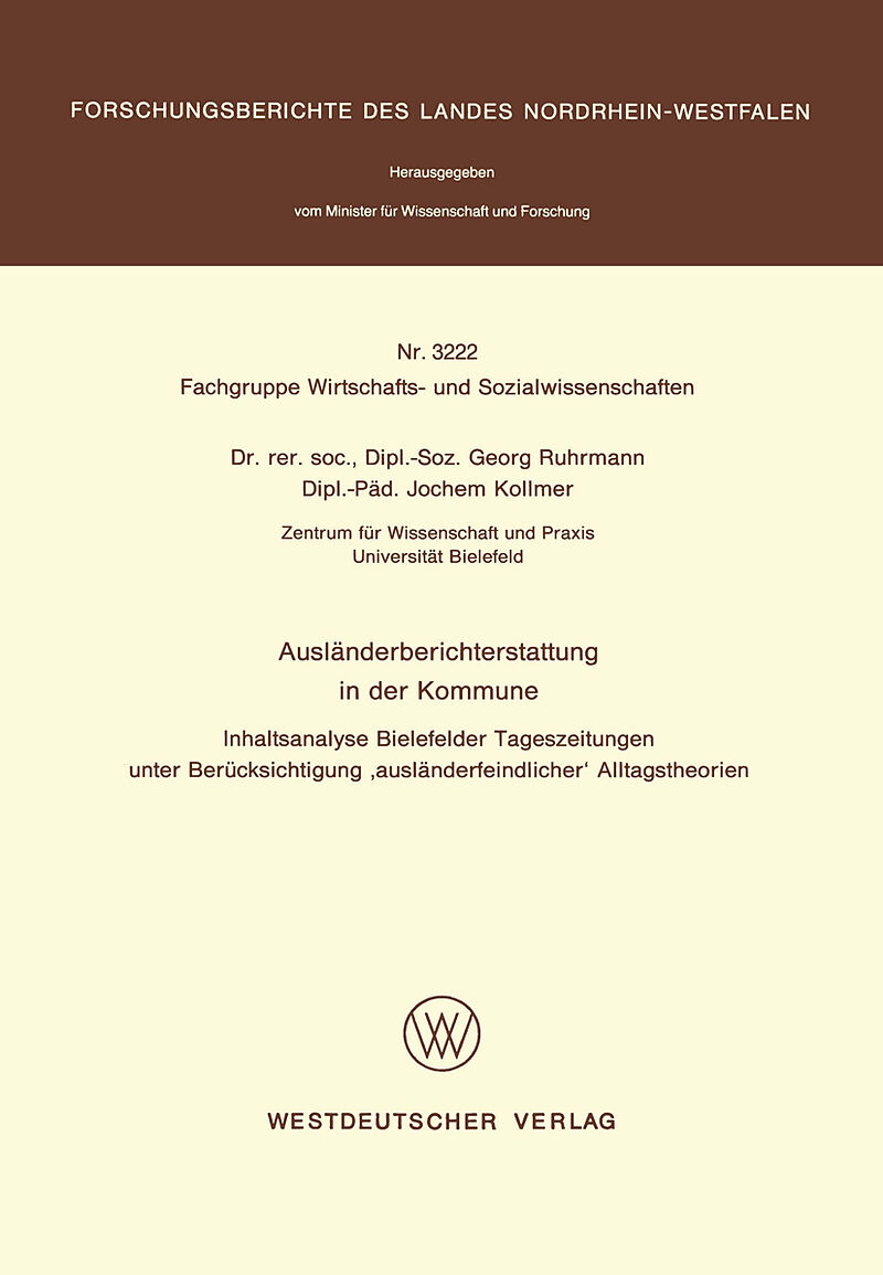 Ausländerberichterstattung in der Kommune