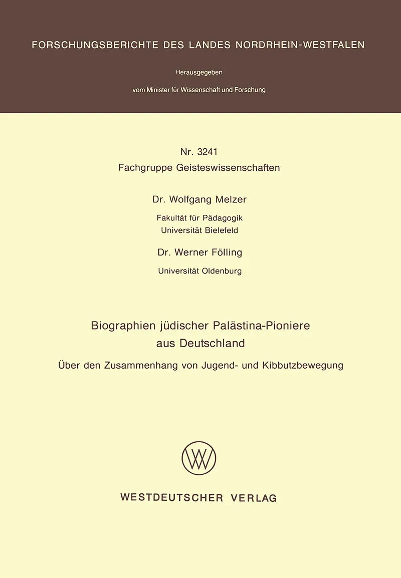 Biographien jüdischer Palästina-Pioniere aus Deutschland