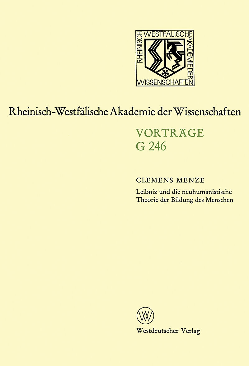 Leibniz und die neuhumanistische Theorie der Bildung des Menschen