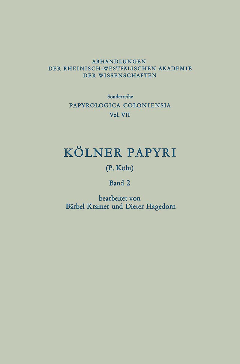 Kölner Papyri