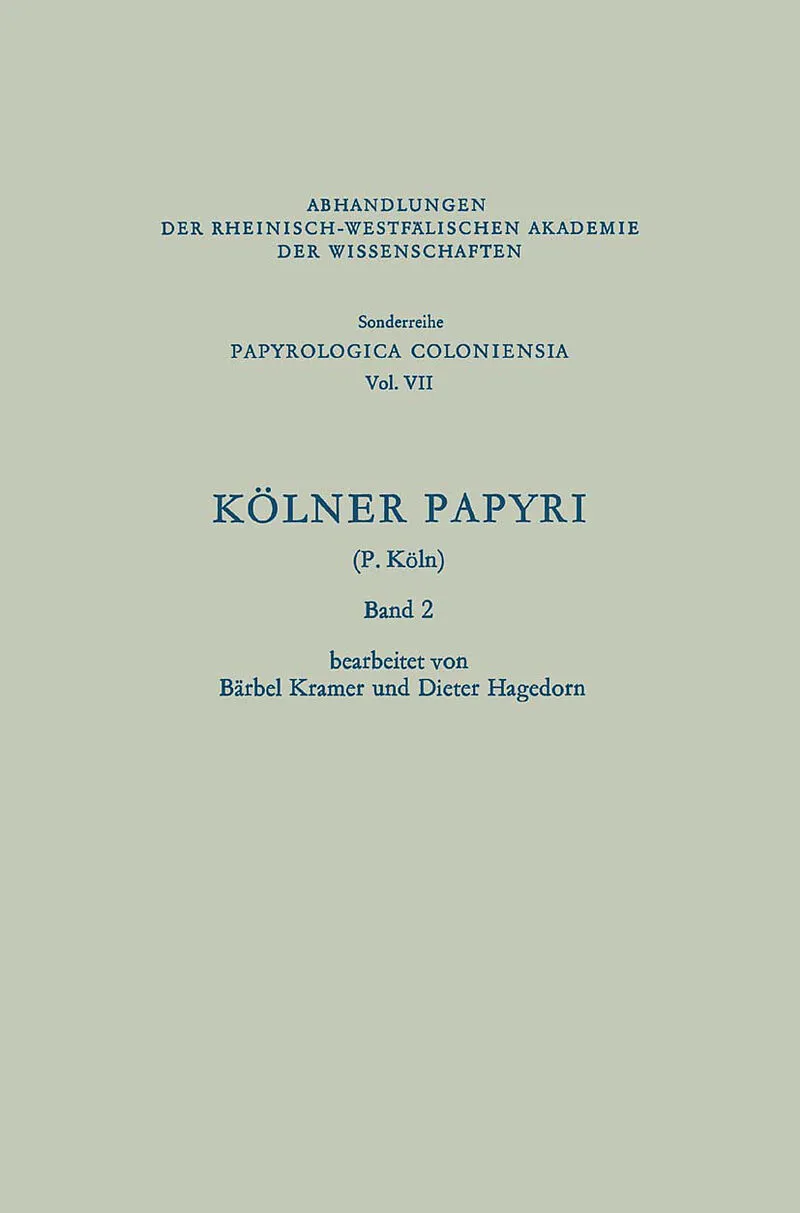 Kölner Papyri