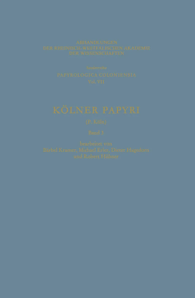 Kölner Papyri