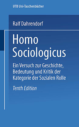 Kartonierter Einband Homo Sociologicus von Ralf Dahrendorf