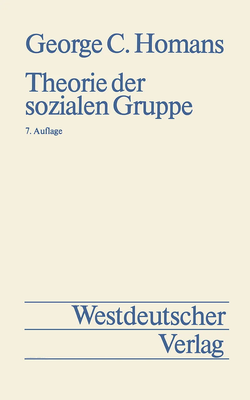 Theorie der sozialen Gruppe
