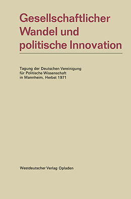 Kartonierter Einband Gesellschaftlicher Wandel und politische Innovation von Kenneth A. Loparo