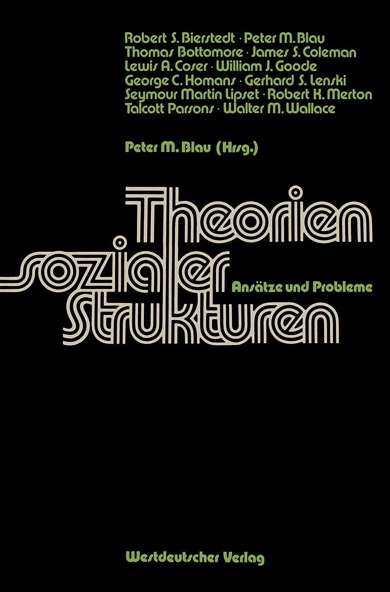 Theorien sozialer Strukturen