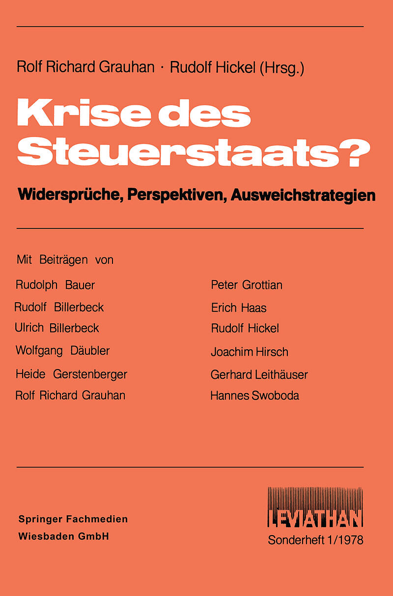 Krise des Steuerstaats?