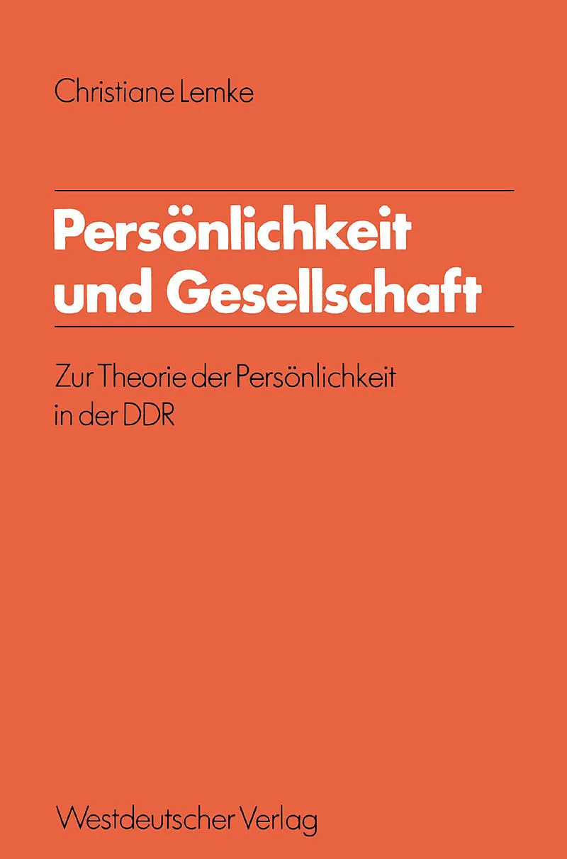 Persönlichkeit und Gesellschaft