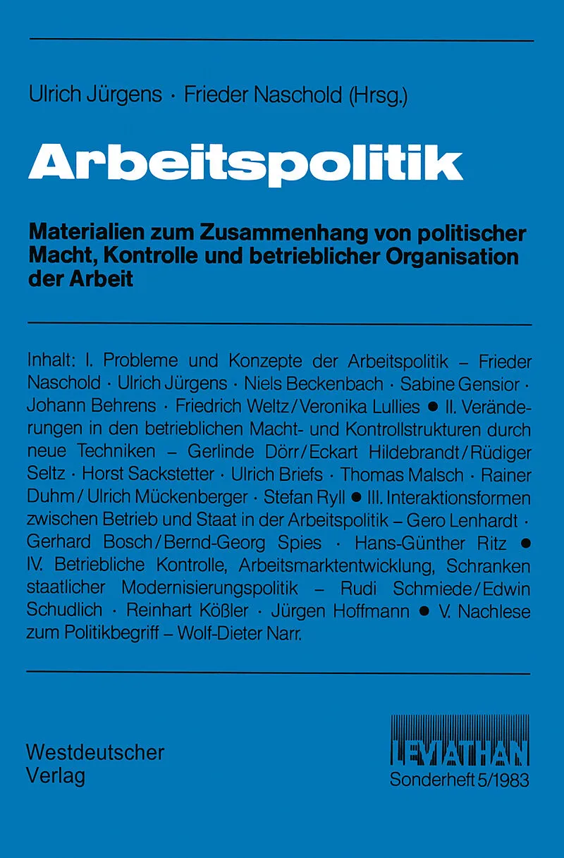 Arbeitspolitik