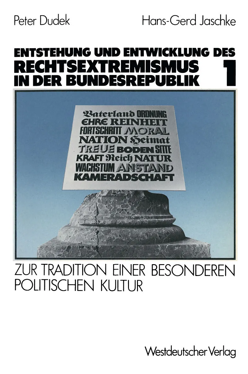 Entstehung und Entwicklung des Rechtsextremismus in der Bundesrepublik