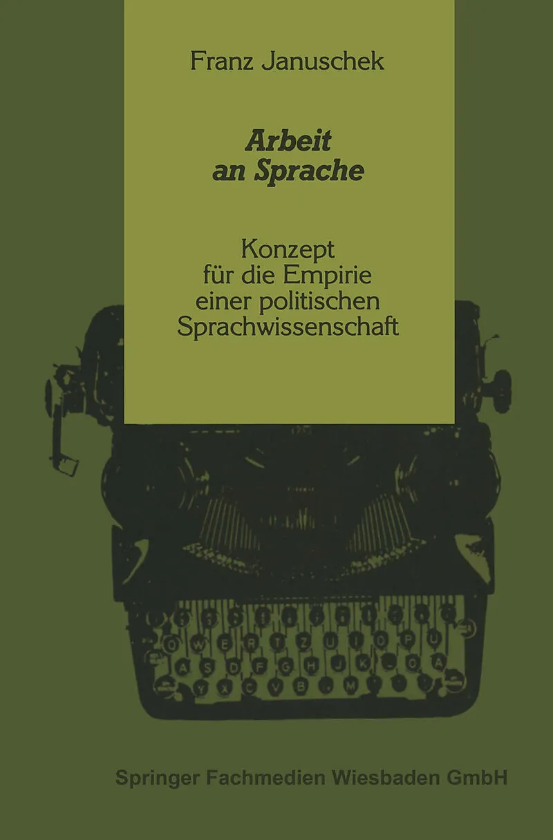 Arbeit an Sprache