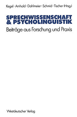 Kartonierter Einband Sprechwissenschaft &amp; Psycholinguistik von 