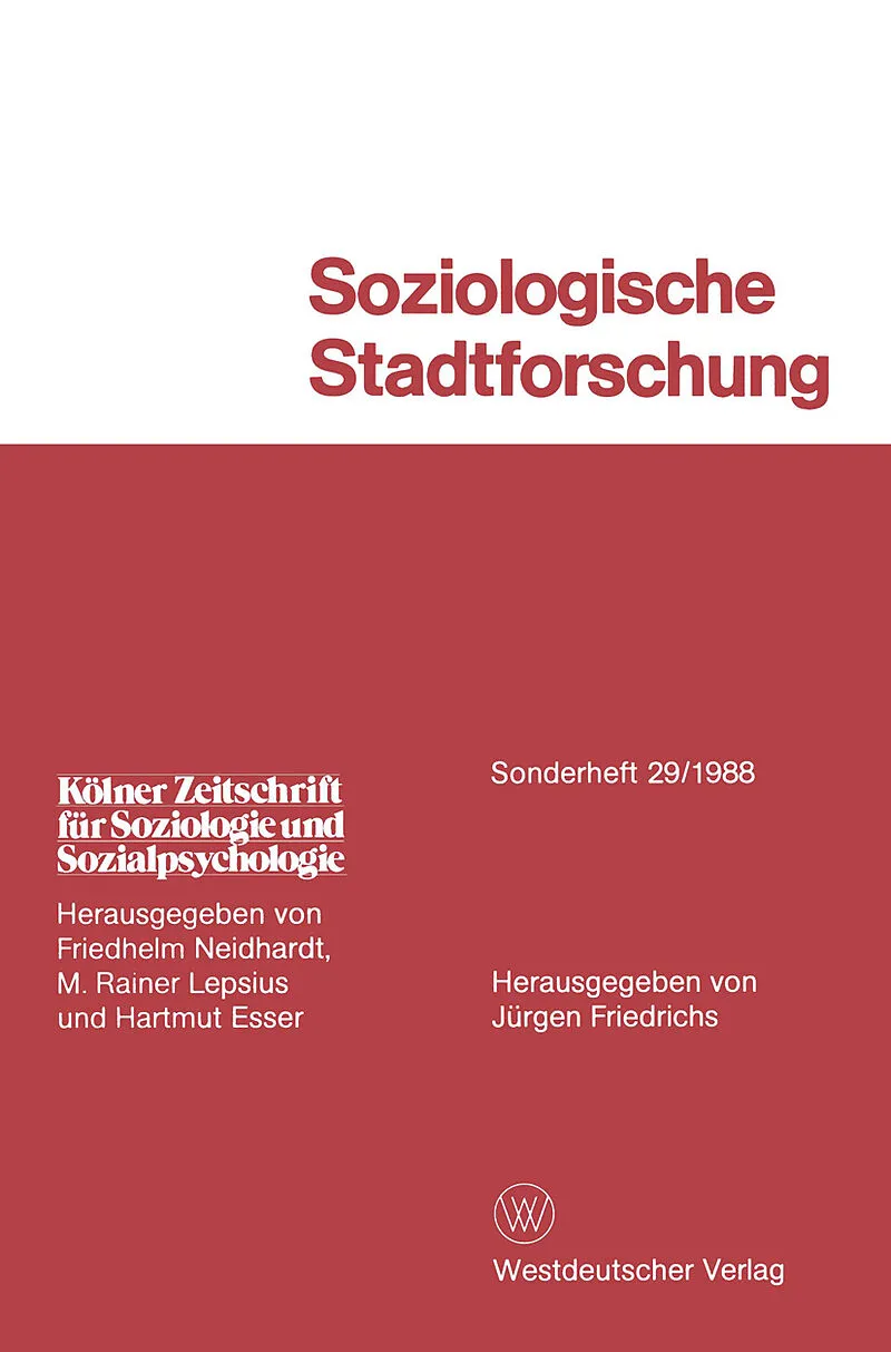 Soziologische Stadtforschung
