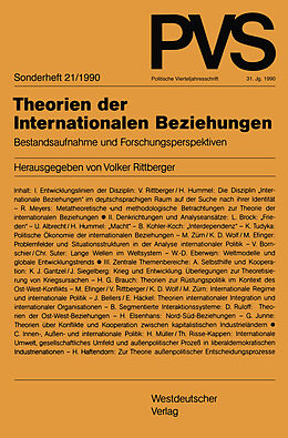 Kartonierter Einband Theorien der Internationalen Beziehungen von 