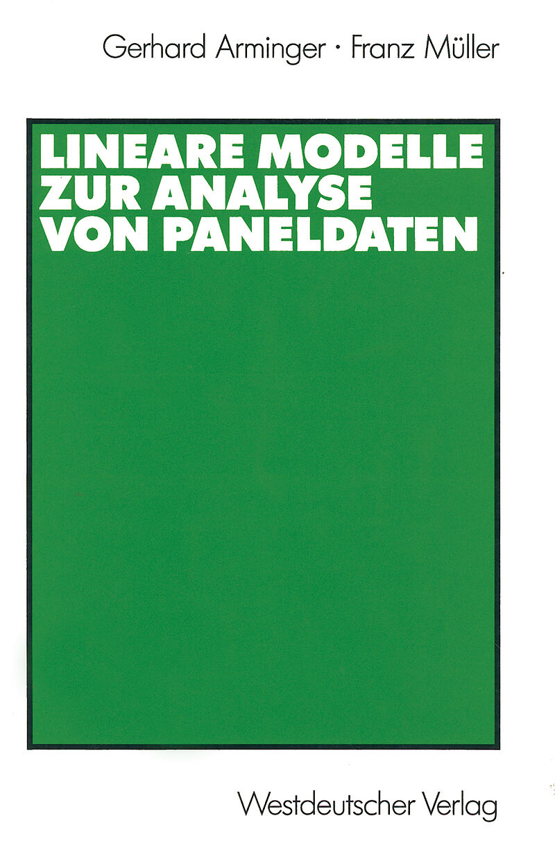 Lineare Modelle zur Analyse von Paneldaten