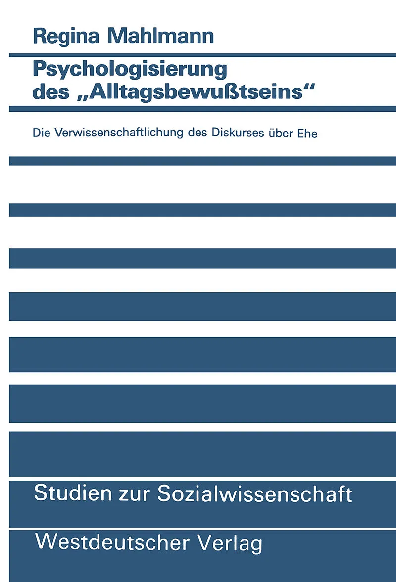 Psychologisierung des Alltagsbewußtseins
