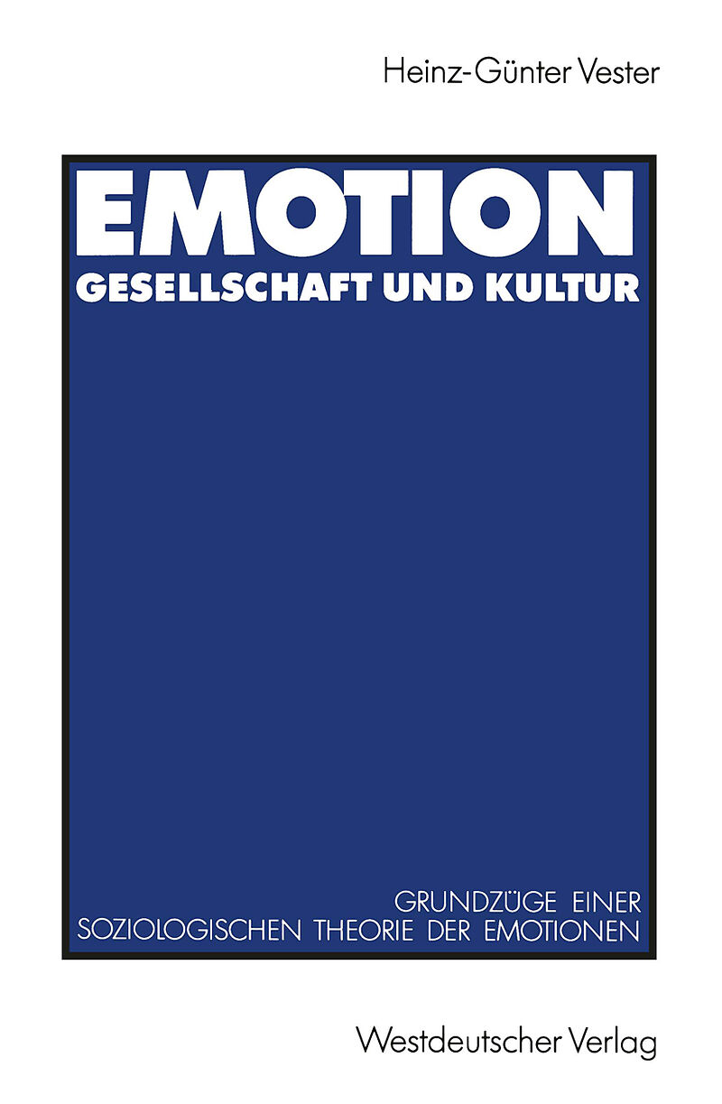 Emotion, Gesellschaft und Kultur