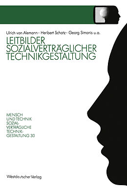 Kartonierter Einband Leitbilder sozialverträglicher Technikgestaltung von Heribert Schatz, Georg Simonis, Erich Latniak