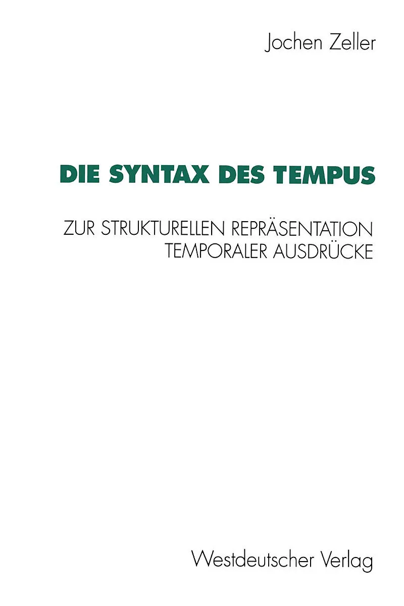Die Syntax des Tempus
