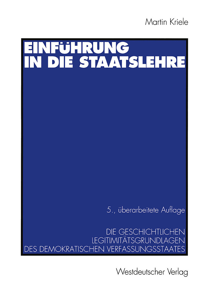 Einführung in die Staatslehre