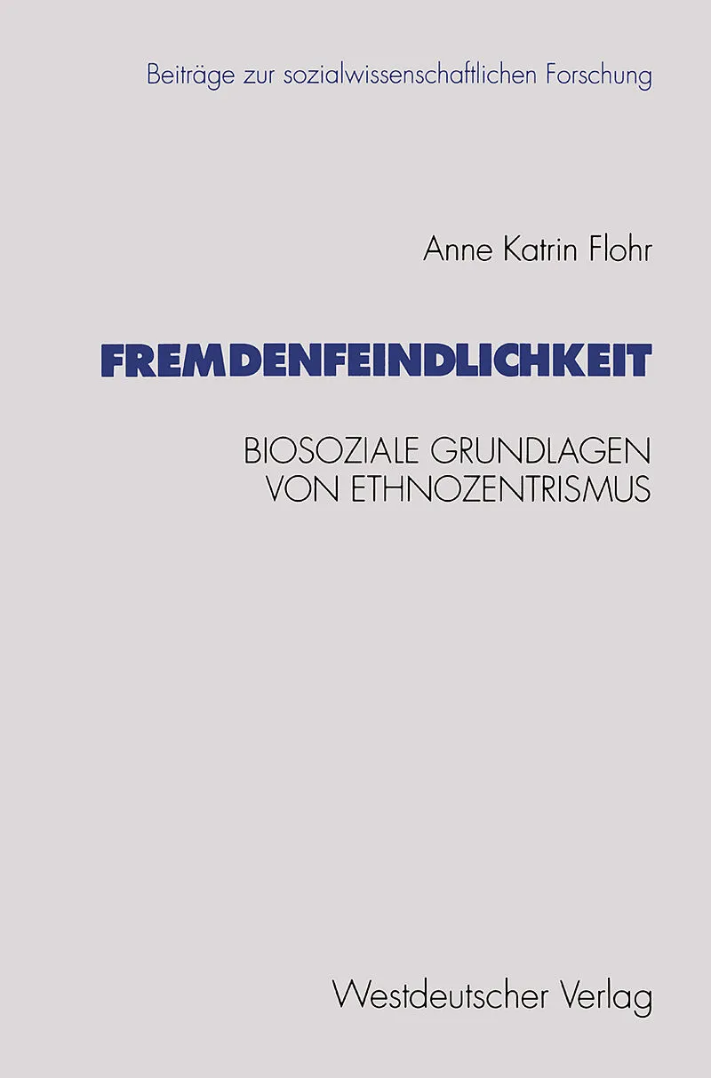 Fremdenfeindlichkeit