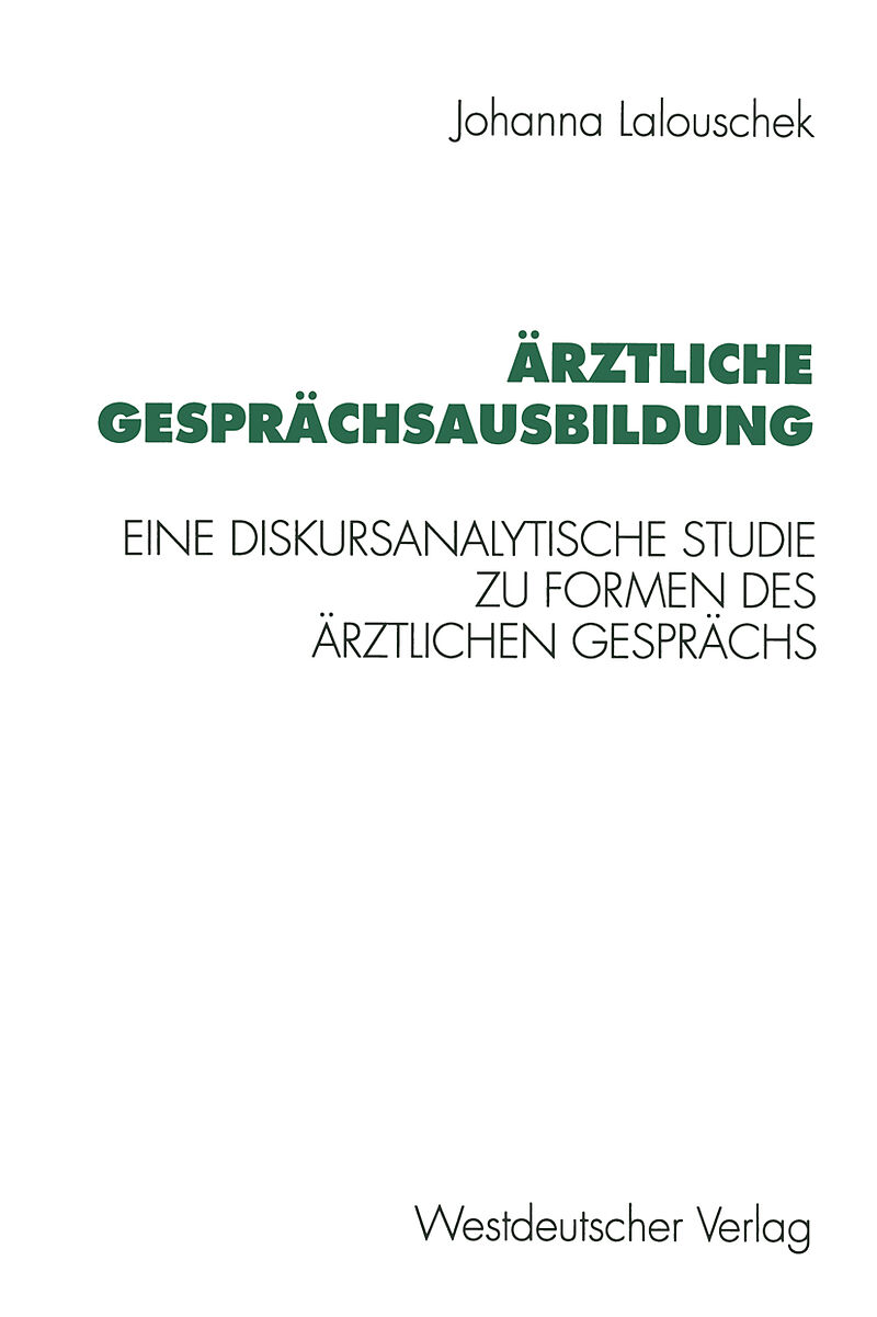 Ärztliche Gesprächsausbildung