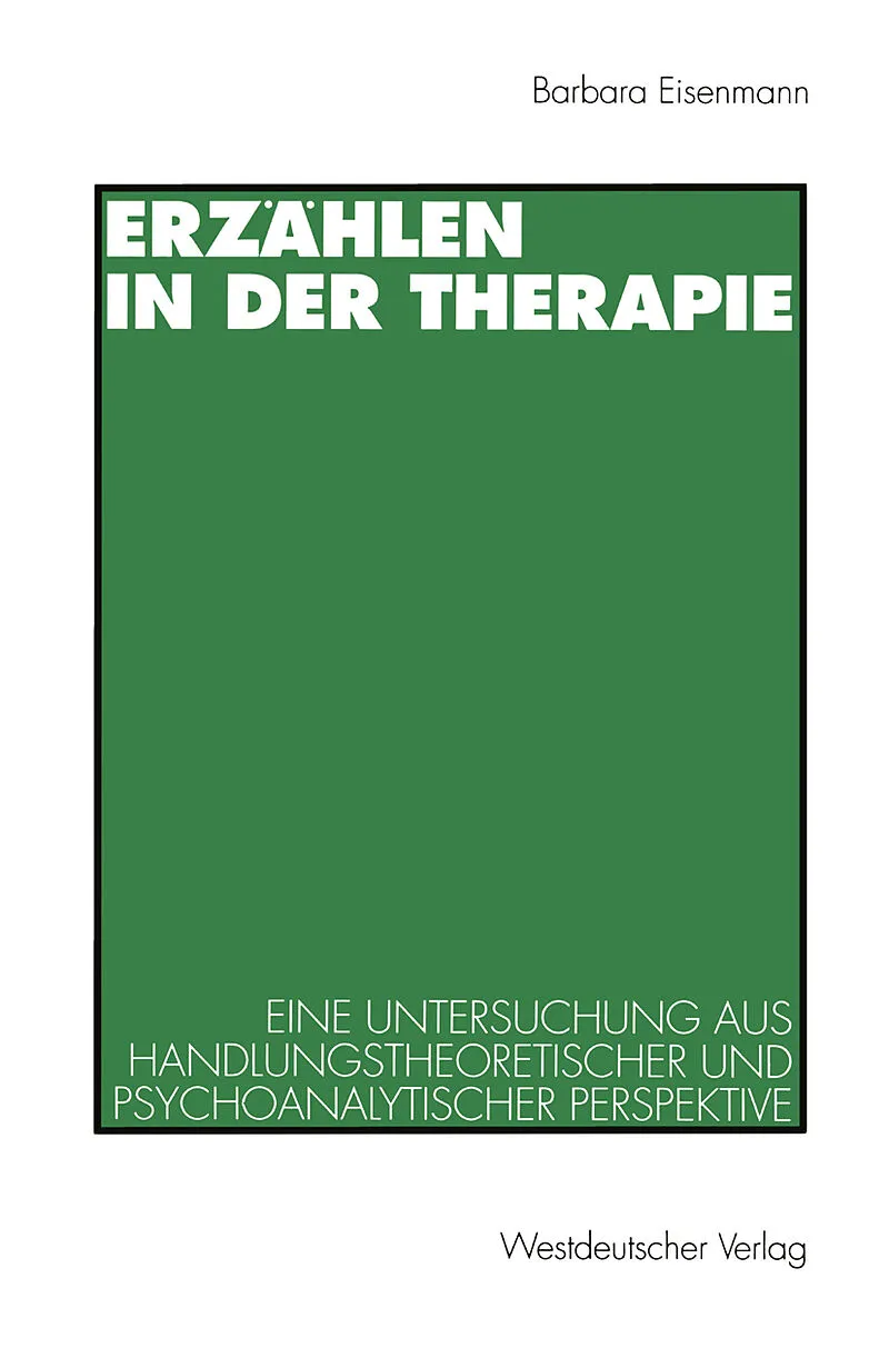 Erzählen in der Therapie