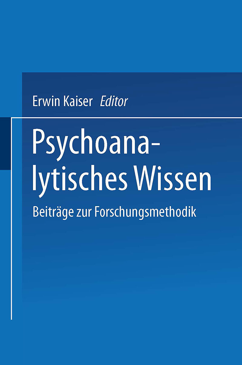 Psychoanalytisches Wissen