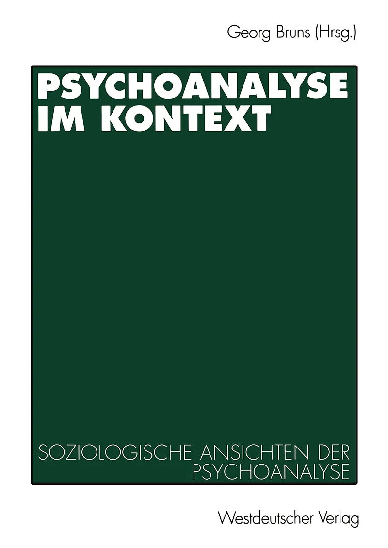 Psychoanalyse im Kontext