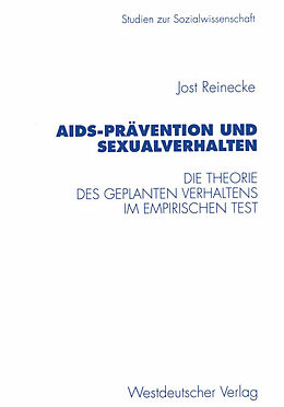Kartonierter Einband AIDS-Prävention und Sexualverhalten von Jost Reinecke