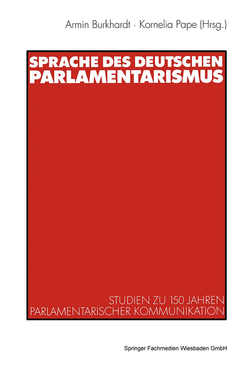 Sprache des deutschen Parlamentarismus
