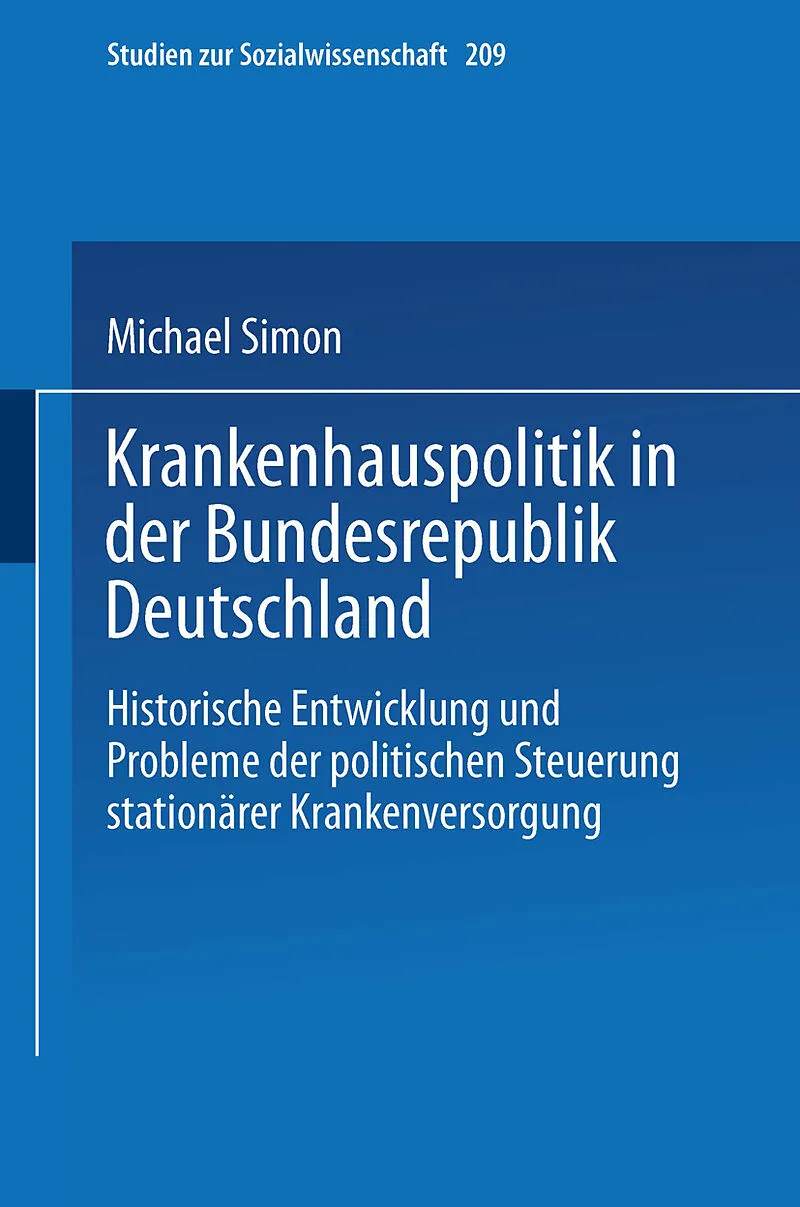 Krankenhauspolitik in der Bundesrepublik Deutschland