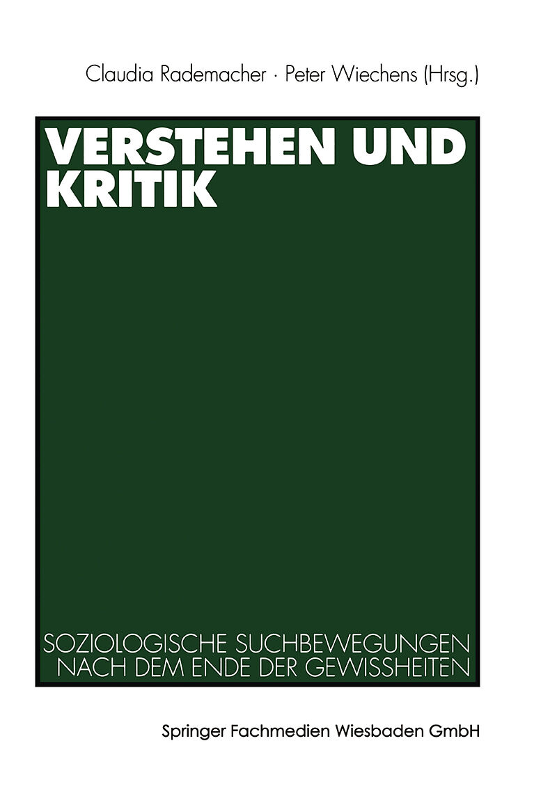 Verstehen und Kritik