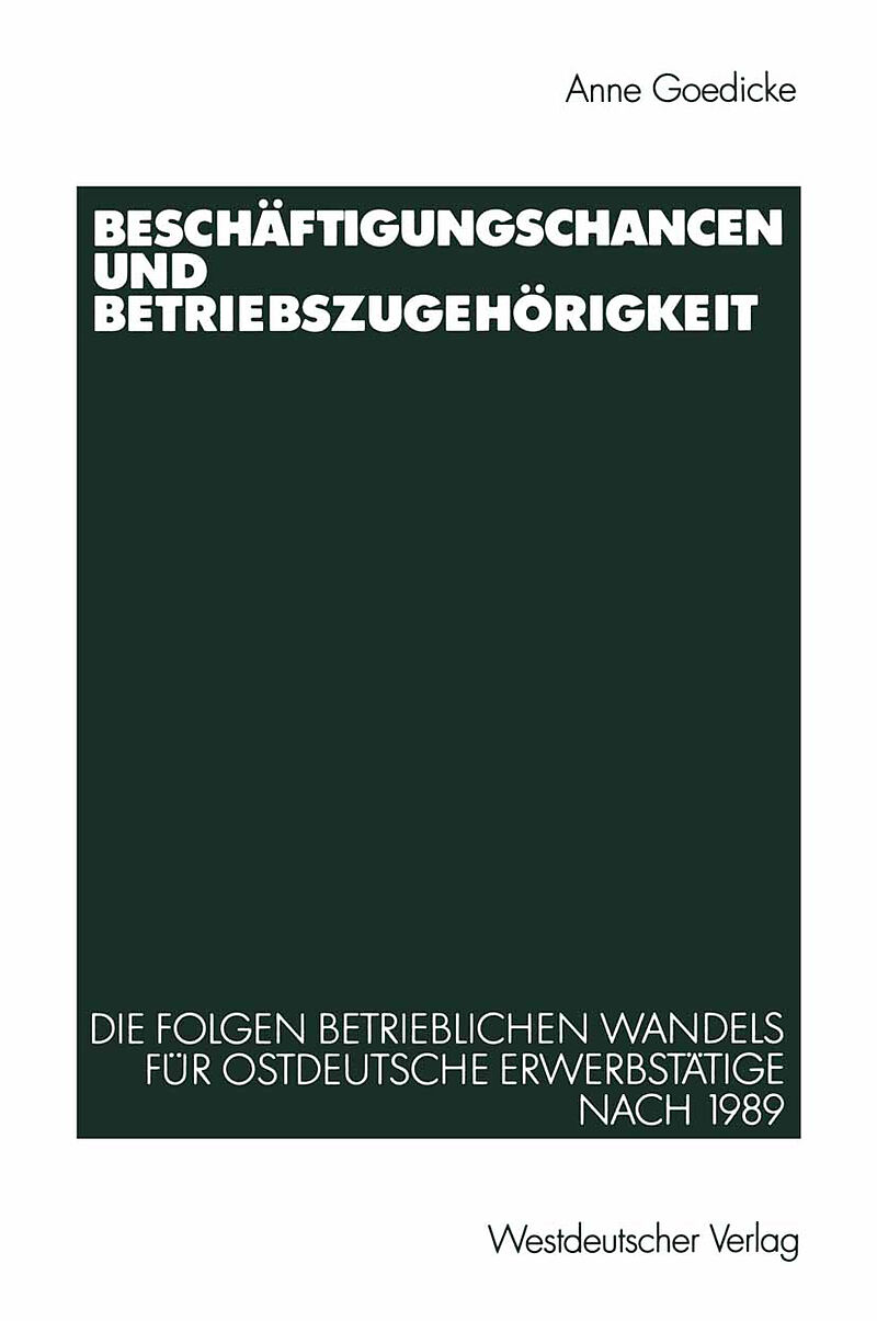 Beschäftigungschancen und Betriebszugehörigkeit