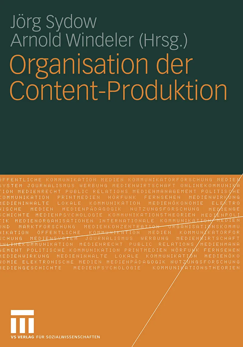 Organisation der Content-Produktion