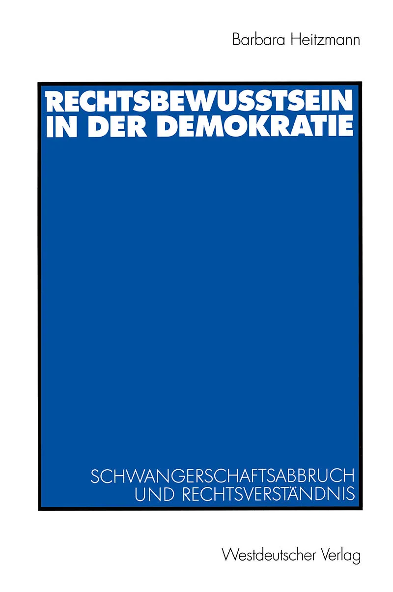 Rechtsbewusstsein in der Demokratie
