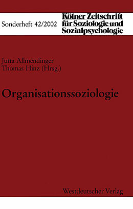 Kartonierter Einband Organisationssoziologie von 