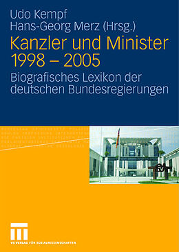 Fester Einband Kanzler und Minister 1998 - 2005 von 
