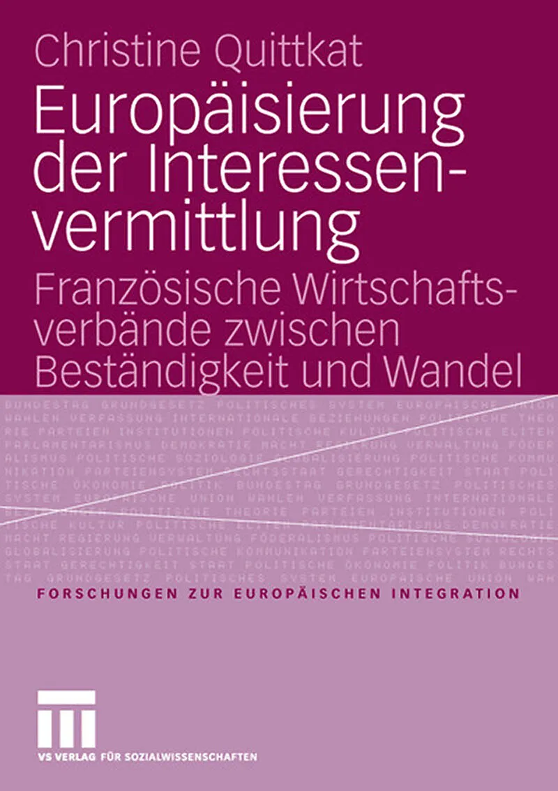 Europäisierung der Interessenvermittlung