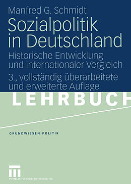 Kartonierter Einband Sozialpolitik in Deutschland von Manfred G. Schmidt