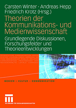 Kartonierter Einband Theorien der Kommunikations- und Medienwissenschaft von 