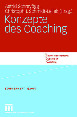 Kartonierter Einband Konzepte des Coaching von 