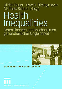 Kartonierter Einband Health Inequalities von 