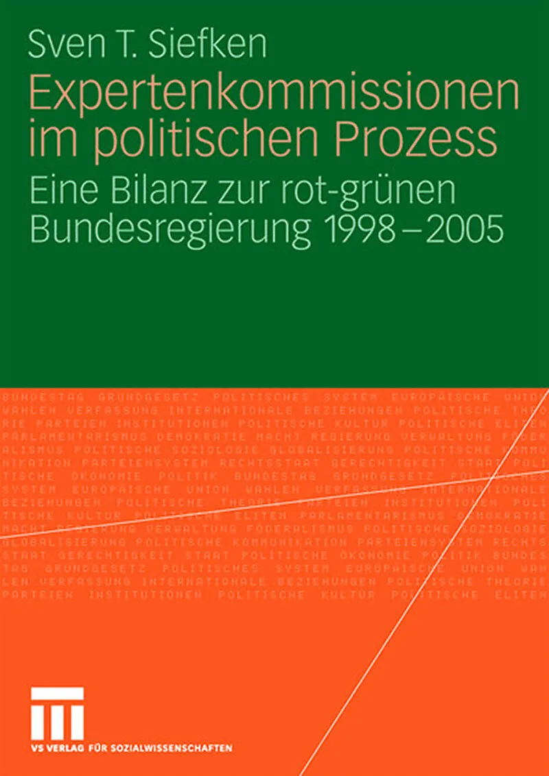 Expertenkommissionen im politischen Prozess